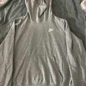 Nike Heather Gray Pullover Hoodie